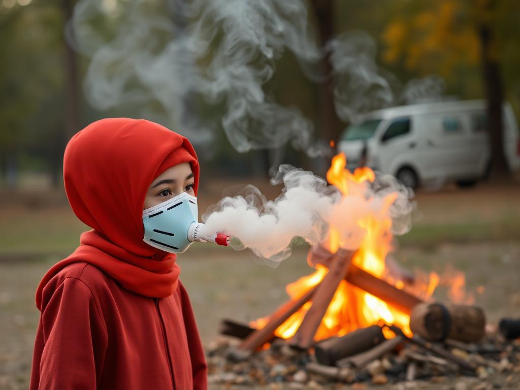     Humo de los vejigantes y fogatas: ¿Riesgo para los asmáticos?. Recomendaciones para familiares y cuidadores de personas asmáticas