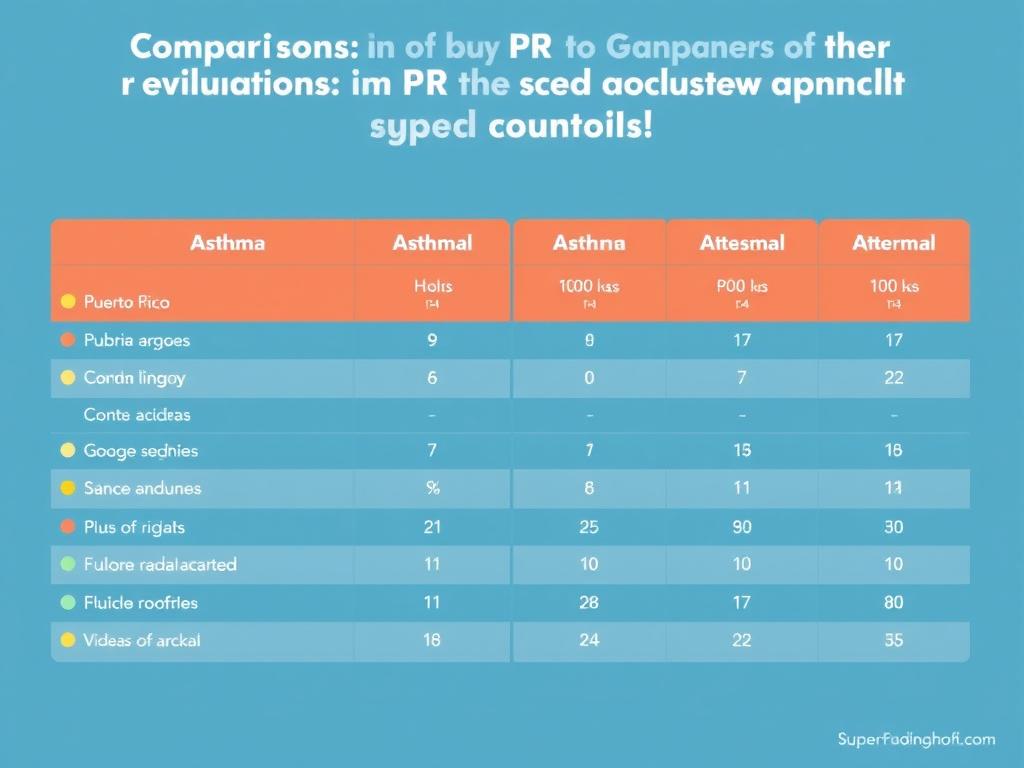     Comparación: Asma en PR vs. otros países tropicales. Desencadenantes comunes de asma en Puerto Rico y su comparación con otros países tropicales