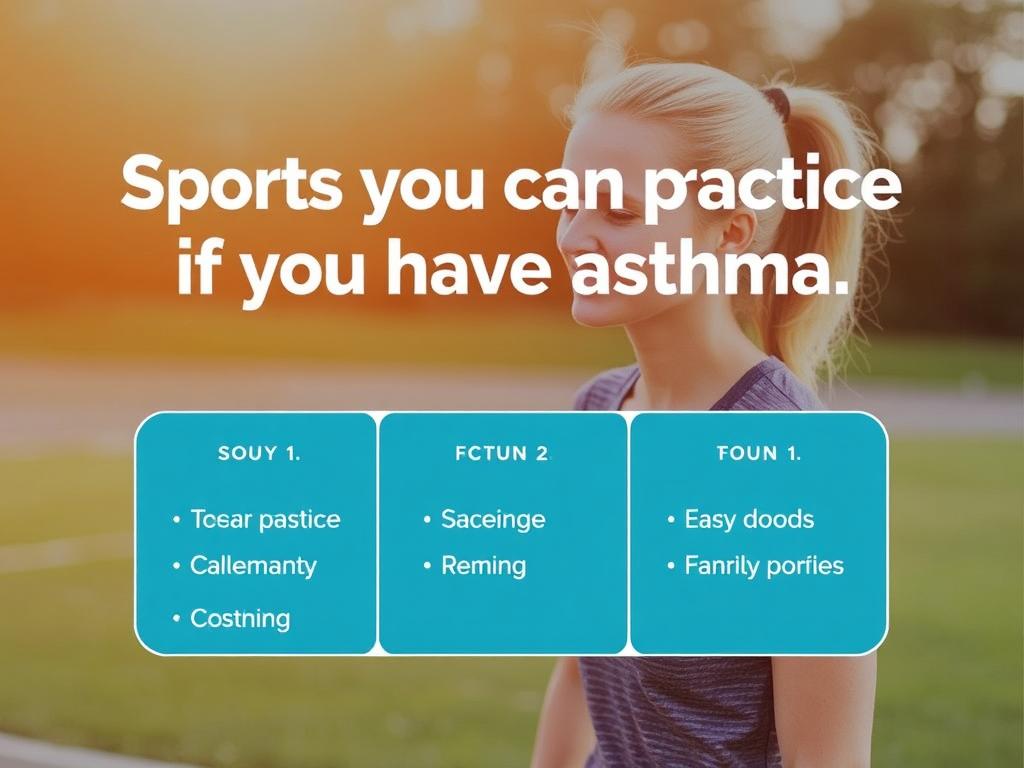     Deportes que sí puedes practicar si tienes asma. Ejemplo de rutina semanal para personas con asma